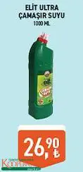 ELİT ULTRA ÇAMAŞIR SUYU 1000 ML ELİT ULTRA ÇAMAŞIR SUYU 1000 ML